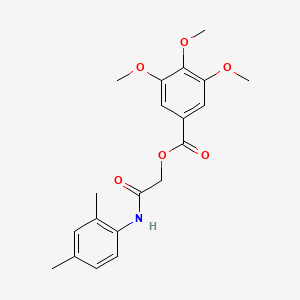 [2-(2,4-Dimethylanilino)-2-oxoethyl] 3,4,5-trimethoxybenzoate