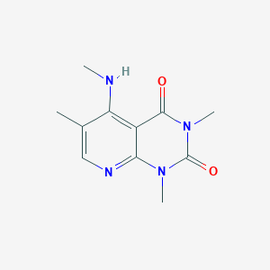 molecular formula C11H14N4O2 B2691868 1,3,6-三甲基-5-(甲基氨基)吡啶并[2,3-d]嘧啶-2,4(1H,3H)-二酮 CAS No. 942007-68-3