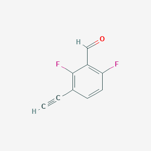 molecular formula C9H4F2O B2691884 3-Ethynyl-2,6-difluorobenzaldehyde CAS No. 2460750-17-6