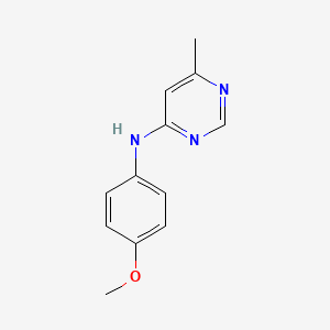 molecular formula C12H13N3O B2691902 N-(4-methoxyphenyl)-6-methylpyrimidin-4-amine CAS No. 312507-33-8