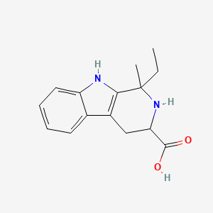 molecular formula C15H18N2O2 B2691906 1-乙基-1-甲基-2,3,4,9-四氢-1H-β-咔啉-3-羧酸 CAS No. 1214668-25-3