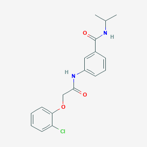 3-{[(2-chlorophenoxy)acetyl]amino}-N-isopropylbenzamide