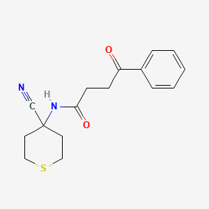 N-(4-cyanothian-4-yl)-4-oxo-4-phenylbutanamide