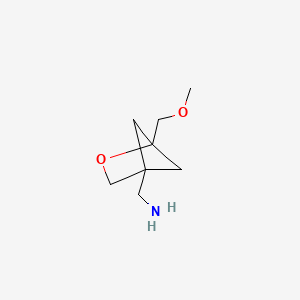 molecular formula C8H15NO2 B2692001 [1-(Methoxymethyl)-2-oxabicyclo[2.1.1]hexan-4-yl]methanamine CAS No. 2445790-72-5