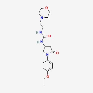 1-(1-(4-Ethoxyphenyl)-5-oxopyrrolidin-3-yl)-3-(2-morpholinoethyl)urea