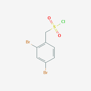 (2,4-Dibromophenyl)methanesulfonyl chloride