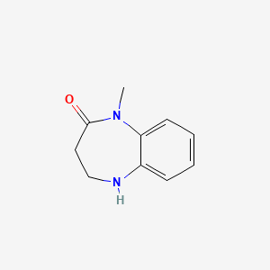B2692067 1-methyl-2,3,4,5-tetrahydro-1H-1,5-benzodiazepin-2-one CAS No. 384832-05-7