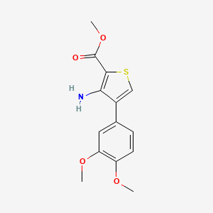 Methyl 3-amino-4-(3,4-dimethoxyphenyl)thiophene-2-carboxylate