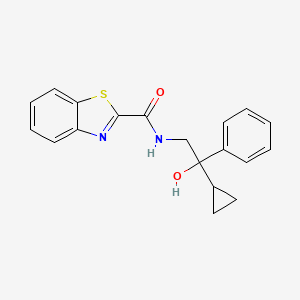 N-(2-cyclopropyl-2-hydroxy-2-phenylethyl)benzo[d]thiazole-2-carboxamide