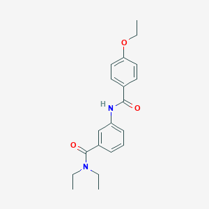 molecular formula C20H24N2O3 B269208 3-[(4-ethoxybenzoyl)amino]-N,N-diethylbenzamide 