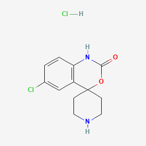 6-chlorospiro[1H-3,1-benzoxazine-4,4'-piperidine]-2-one;hydrochloride