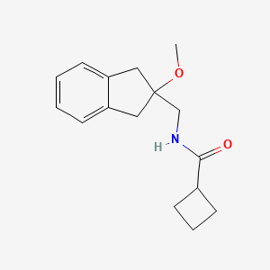 N-((2-methoxy-2,3-dihydro-1H-inden-2-yl)methyl)cyclobutanecarboxamide