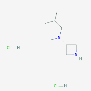 N-Methyl-N-(2-methylpropyl)azetidin-3-amine;dihydrochloride