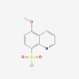 molecular formula C10H8ClNO3S B2692166 5-Methoxyquinoline-8-sulfonyl chloride CAS No. 881005-38-5
