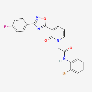 N-(2-bromophenyl)-2-(3-(3-(4-fluorophenyl)-1,2,4-oxadiazol-5-yl)-2-oxopyridin-1(2H)-yl)acetamide