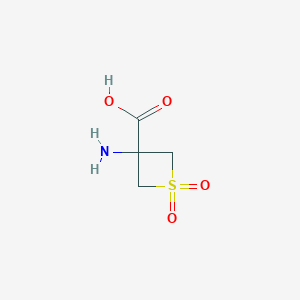 3-Amino-1,1-dioxo-thietane-3-carboxylic acid