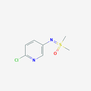 molecular formula C7H9ClN2OS B2692194 (6-氯吡啶-3-基)亚胺-二甲基-氧代-λ6-硫杂烷 CAS No. 2159074-07-2