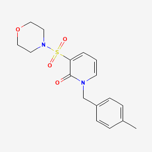 1-(4-methylbenzyl)-3-(morpholinosulfonyl)pyridin-2(1H)-one