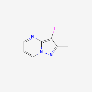 molecular formula C7H6IN3 B2692218 3-Iodo-2-methylpyrazolo[1,5-a]pyrimidine CAS No. 2138209-10-4