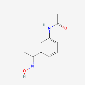 molecular formula C10H12N2O2 B2692225 N-{3-[1-(hydroxyimino)ethyl]phenyl}acetamide CAS No. 39569-37-4