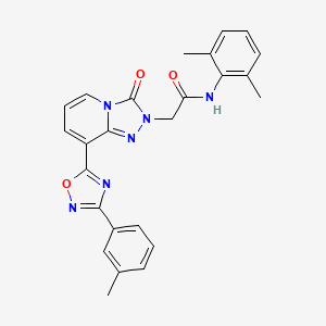 N-(2,6-dimethylphenyl)-2-(3-oxo-8-(3-(m-tolyl)-1,2,4-oxadiazol-5-yl)-[1,2,4]triazolo[4,3-a]pyridin-2(3H)-yl)acetamide