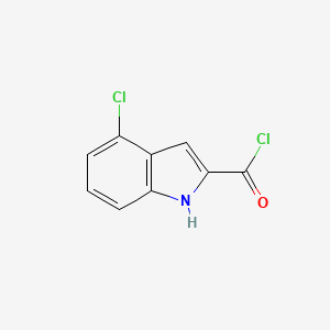 molecular formula C9H5Cl2NO B2692251 4-Chloro-1H-indole-2-carbonyl chloride CAS No. 1260850-34-7