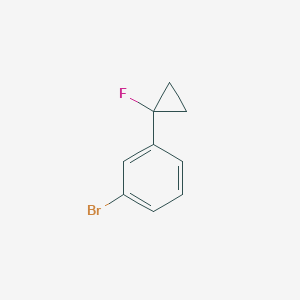 molecular formula C9H8BrF B2692255 1-溴-3-(1-氟环丙基)苯 CAS No. 1780601-66-2
