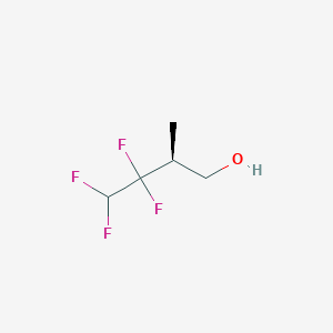 molecular formula C5H8F4O B2692273 (2S)-3,3,4,4-Tetrafluoro-2-methylbutan-1-ol CAS No. 2248188-69-2