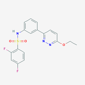 N-[3-(6-ethoxypyridazin-3-yl)phenyl]-2,4-difluorobenzenesulfonamide