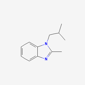 molecular formula C12H16N2 B2692309 2-甲基-1-(2-甲基丙基)苯并咪唑 CAS No. 305347-09-5