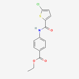 Ethyl 4-(5-chlorothiophene-2-carboxamido)benzoate