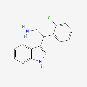 2-(2-chlorophenyl)-2-(1H-indol-3-yl)ethanamine
