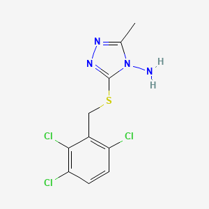 3-methyl-5-((2,3,6-trichlorobenzyl)thio)-4H-1,2,4-triazol-4-amine