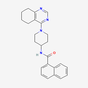N-(1-(5,6,7,8-tetrahydroquinazolin-4-yl)piperidin-4-yl)-1-naphthamide