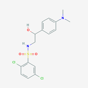 2,5-dichloro-N-(2-(4-(dimethylamino)phenyl)-2-hydroxyethyl)benzenesulfonamide
