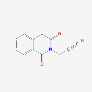 molecular formula C12H9NO2 B2692449 2-(丙-2-炔基)-1,2,3,4-四氢异喹啉-1,3-二酮 CAS No. 410538-30-6