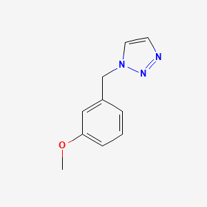 molecular formula C10H11N3O B2692522 1-[(3-Methoxyphenyl)methyl]triazole CAS No. 123767-45-3