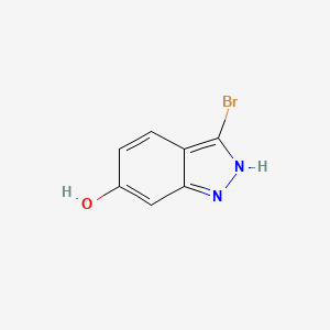 molecular formula C7H5BrN2O B2692581 3-Bromo-1H-indazol-6-ol CAS No. 117883-42-8