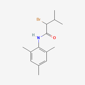 molecular formula C14H20BrNO B2692597 2-bromo-3-methyl-N-(2,4,6-trimethylphenyl)butanamide CAS No. 324540-29-6