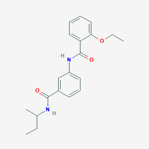 molecular formula C20H24N2O3 B269264 N-{3-[(sec-butylamino)carbonyl]phenyl}-2-ethoxybenzamide 