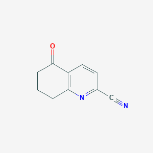 molecular formula C10H8N2O B2692651 5-Oxo-5,6,7,8-tetrahydroquinoline-2-carbonitrile CAS No. 1471468-84-4