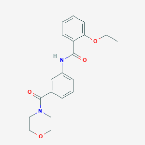 molecular formula C20H22N2O4 B269267 2-ethoxy-N-[3-(4-morpholinylcarbonyl)phenyl]benzamide 