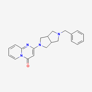2-(2-Benzyl-1,3,3a,4,6,6a-hexahydropyrrolo[3,4-c]pyrrol-5-yl)pyrido[1,2-a]pyrimidin-4-one