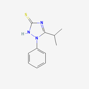 1-phenyl-5-(propan-2-yl)-1H-1,2,4-triazole-3-thiol