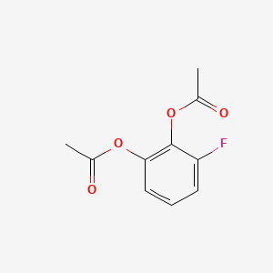molecular formula C10H9FO4 B2692716 2-(Acetyloxy)-3-fluorophenyl acetate CAS No. 55030-67-6