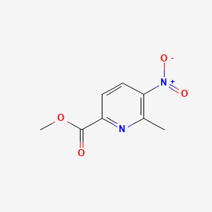 molecular formula C8H8N2O4 B2692722 甲基-6-甲基-5-硝基吡啶-1-基甲酸酯 CAS No. 64215-12-9