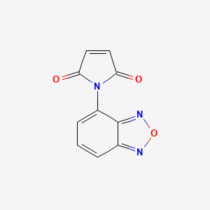 molecular formula C10H5N3O3 B2692732 1-(苯并[c][1,2,5]噁二唑-4-基)-1H-吡咯-2,5-二酮 CAS No. 1401319-14-9