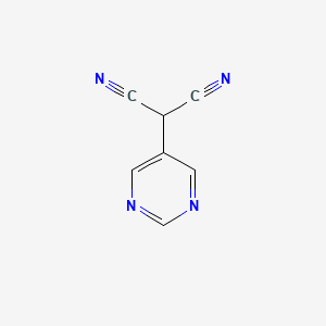 2-(Pyrimidin-5-yl)propanedinitrile