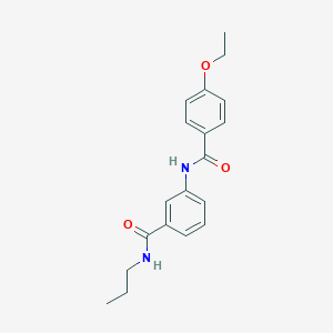 molecular formula C19H22N2O3 B269274 3-[(4-ethoxybenzoyl)amino]-N-propylbenzamide 