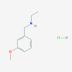 molecular formula C10H16ClNO B2692762 N-(3-甲氧基苯甲基)乙胺盐酸盐 CAS No. 1048948-04-4